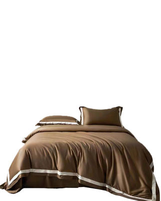 Elegant Wedding Four-piece Kit 400TC Bedding Set with Comforter Sheet and Quilt Cover