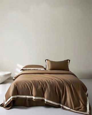 Elegant Wedding Four-piece Kit 400TC Bedding Set with Comforter Sheet and Quilt Cover
