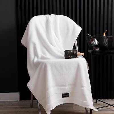 Custom Logo Luxury Cotton Bath Towel Set Super Absorbent and Soft for Hotel Bathroom