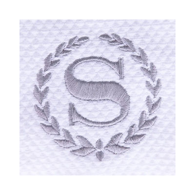 Custom Logo Hotel Towel Set Broad Stripe Coral Velvet 35*75cm 70*140cm Soft Absorbent