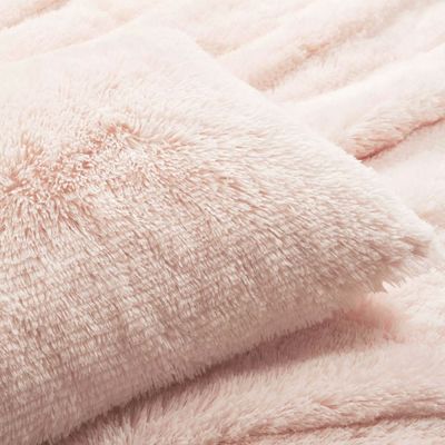 Customized Bedding Set Designs 3 Piece Luxury Soft Shaggy Plush Faux Fur Comforter Set