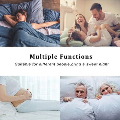 Extra Thick Cotton and Polyester Mattress Pad with Breathable 7D Spiral Fiber Filling
