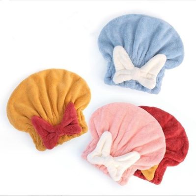 Home Hair Turban Double Layer Microfiber Hair Wrap Towel Various Colors for Option