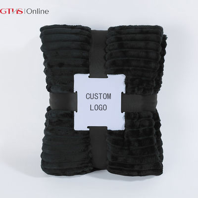 Elegant Super Soft Dyed Polar Fleece Modern Solid Color Throw Blanket for Bedding