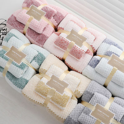 Luxury Bath Towel Set with Multi Purpose Cleaning Microfiber Cloth and Imported Parts