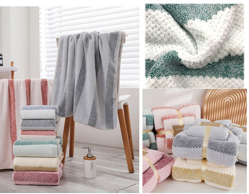 Luxury Bath Towel Set with Multi Purpose Cleaning Microfiber Cloth and Imported Parts