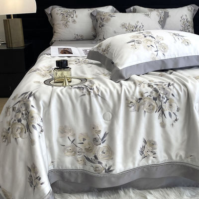 National Standards Color Fastness Grade 300TC/60S*60S Tencel Bedding Sets for Dubai Market