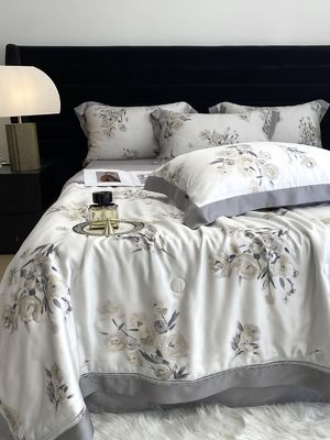 National Standards Color Fastness Grade 300TC/60S*60S Tencel Bedding Sets for Dubai Market