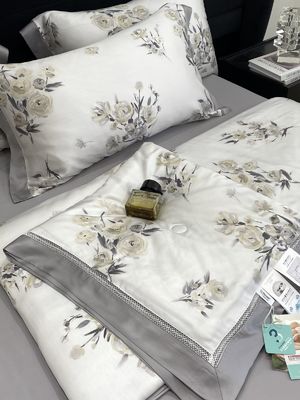 National Standards Color Fastness Grade 300TC/60S*60S Tencel Bedding Sets for Dubai Market
