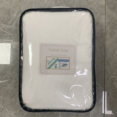100% Polyester Fabric White Dropshipping Waterproof 3D Air Layer Bed Bug Mattress Cover