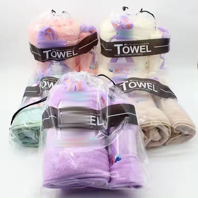 Rectangle Microfiber Kids Bath Towel with Soft Absorbent Material and 3D Animal Pattern