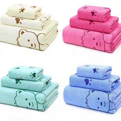 Directly Sells Microfiber 3 Pieces Towel Set Custom Bath Towel Gift Set All Advantage