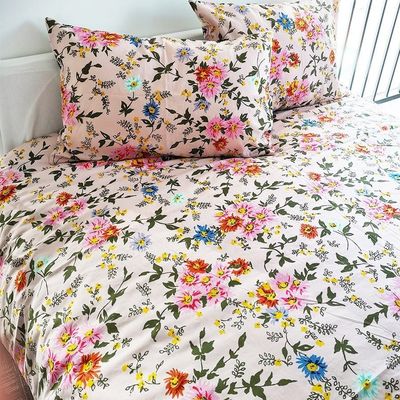 National Standards Color Fastness Grade Modern Bedroom Sets 3 PCS 100% Cotton Bedsheets