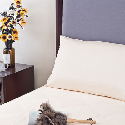 200TC Thread Count Yellow Bamboo Lyocell Bedding Set with 100% Organic Fiber Material