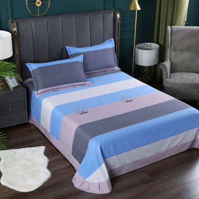 200TC Cotton Four-Piece Printed Bed Cover Pillowcase with European and American Style