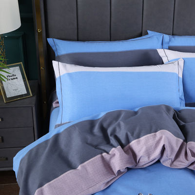 200TC Cotton Four-Piece Printed Bed Cover Pillowcase with European and American Style