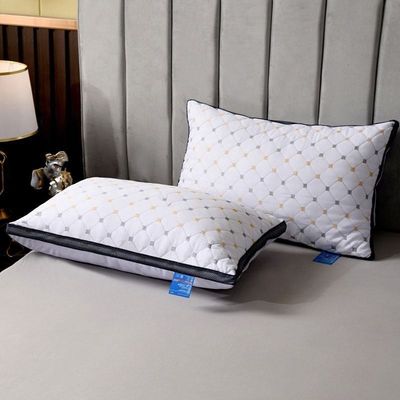 1.5-2 Kg Hilton Pillow Double Line Custom and Soft Hotel Bed Pillows for Hot Discounts