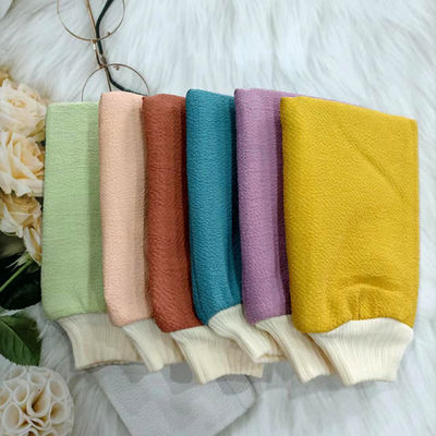 Exfoliating Brush Mitts for Turkish Scrubs Bath Dead Skin Remover in Rectangle Shape