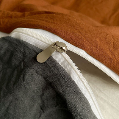 Wedding Bedding Type Wedding Four-piece Kit Solid Color Washed Cotton Cover 4 Pcs