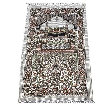 Handmade Knit Technique 100% Cotton Blanket Portable Braided Designs for Muslim Worship