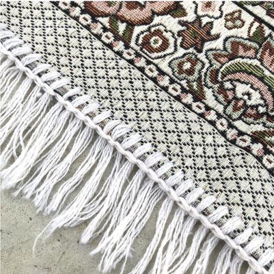 Handmade Knit Technique 100% Cotton Blanket Portable Braided Designs for Muslim Worship