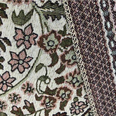 Handmade Knit Technique 100% Cotton Blanket Portable Braided Designs for Muslim Worship