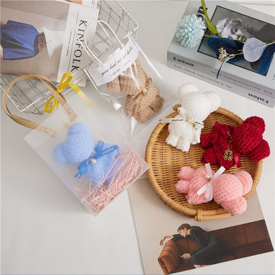 Square Teddy Bear Plush Toy Stuffed Towel Set for Children's Toys Christmas Present