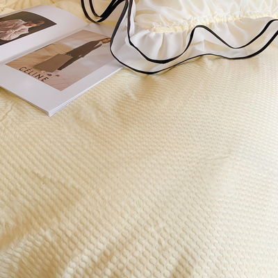 Solid Pattern King Size Designer Bedding Sets Comforter Sets for Home and Bedroom