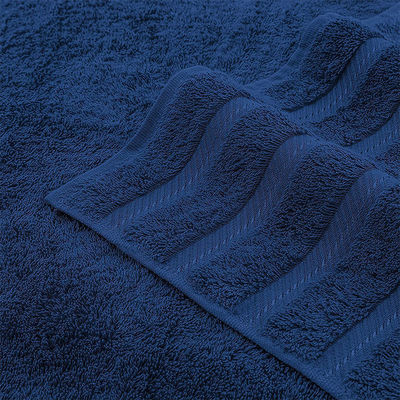 Highly Absorbent 6 Pieces 100% Cotton Towel Set Luxury Dobby Border for Bathroom Shower