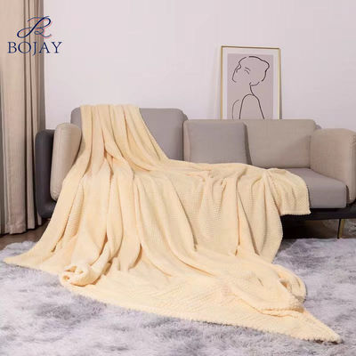 Office Nap Flannel Coral Fleece Throw Warming Blanket for Winter Customized Design