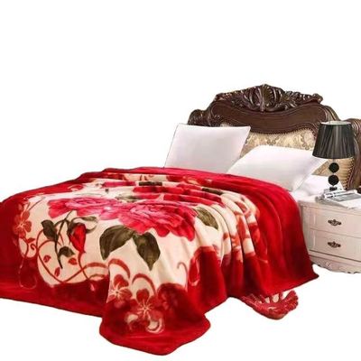 1kg-6kg Heavy Weight Mink Raschel Blanket for Winter Single and Double Layer Pattern