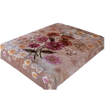 1kg-6kg Heavy Weight Mink Raschel Blanket for Winter Single and Double Layer Pattern