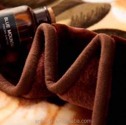 1kg-6kg Heavy Weight Mink Raschel Blanket for Winter Single and Double Layer Pattern
