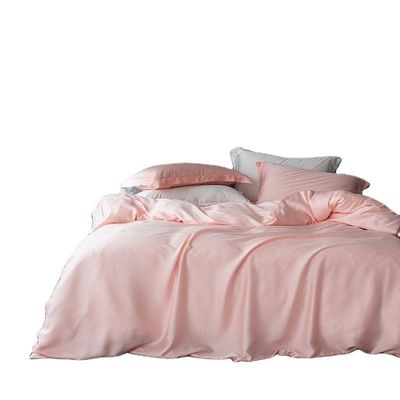 Home Bedding Set Oeko-tex Certified Lenzing Tencel Duvet Cover and Soft Silk Bedsheet
