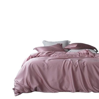 Home Bedding Set Oeko-tex Certified Lenzing Tencel Duvet Cover and Soft Silk Bedsheet