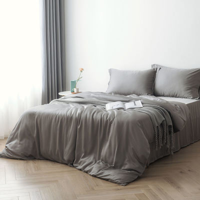 300TC Bamboo Bed Sheets Standard Size and Solid Pattern for a Luxurious Bedding Set