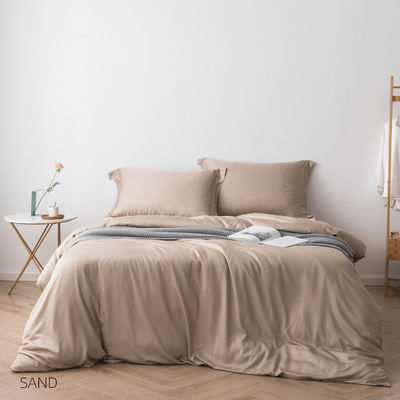 300TC Bamboo Bed Sheets Standard Size and Solid Pattern for a Luxurious Bedding Set