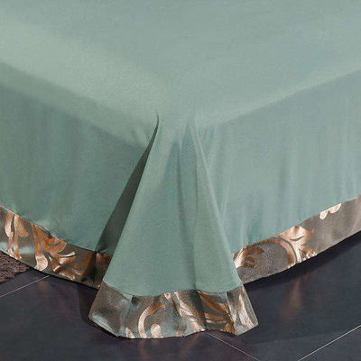 European Style Luxury Satin Silk Hotel Exquisite Jacquard Bedding Set Solid Advantage