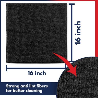 Customized Microfiber Cleaning Cloth for Car Polishing 80% Polyester 20% Polyamide