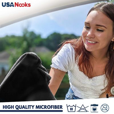 Customized Microfiber Cleaning Cloth for Car Polishing 80% Polyester 20% Polyamide