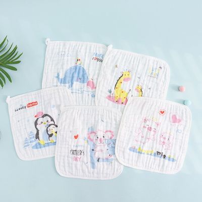 Sustainable 100% Cotton Muslin Squares for Unisex Baby Reusable Muslin Face Cloth