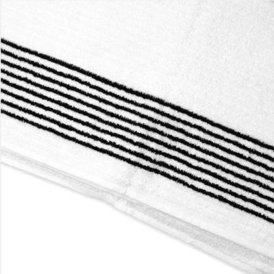 Printed Stripes Cotton Golf Towel for Adult Golfers Custom Logo and Design