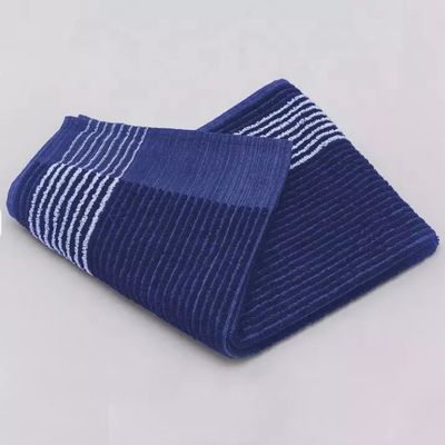 Printed Stripes Cotton Golf Towel for Adult Golfers Custom Logo and Design