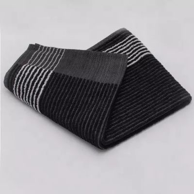Printed Stripes Cotton Golf Towel for Adult Golfers Custom Logo and Design
