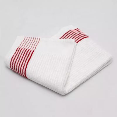 Printed Stripes Cotton Golf Towel for Adult Golfers Custom Logo and Design