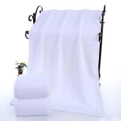 100% Cotton Thick Towel 80*180cm Multi Size 21S White Soft Bath Towel 600g for Summer