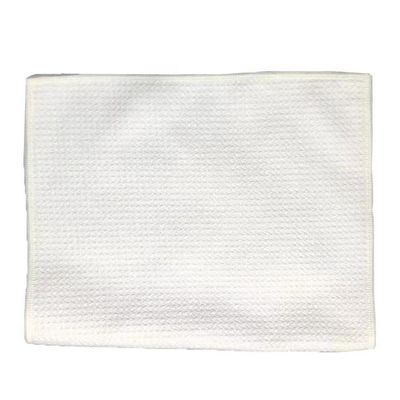 WHITE Waffle Weave Tea Towel Sublimation Blank Kitchen Towel for Custom Printing