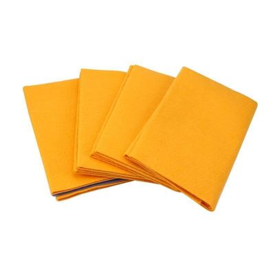 Effortlessly Clean Your Kitchen with Sustainable Super Absorbent Orange Drying Towel