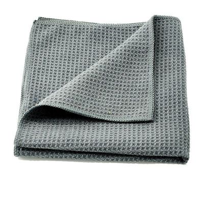 Polyester Microfiber Car Care Product 380 GSM Waffle Weave Drying Towels for Detailing