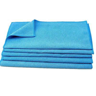 Polyester Microfiber Car Care Product 380 GSM Waffle Weave Drying Towels for Detailing